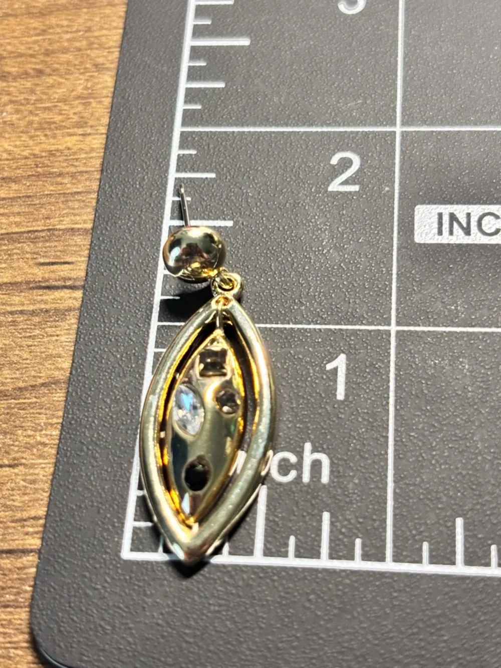 Raphael Gold Crystal Teardrop & Marquise Earring‎ Duo